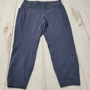 REI Co-Op flash hybrid tights pants blue zipper